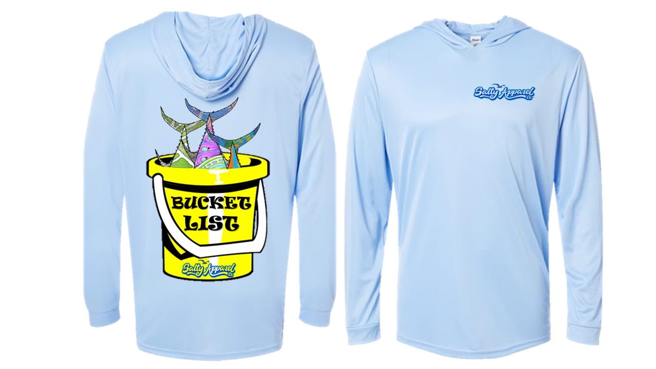 Bucket List White UPF 50+ Performance Hoodie
