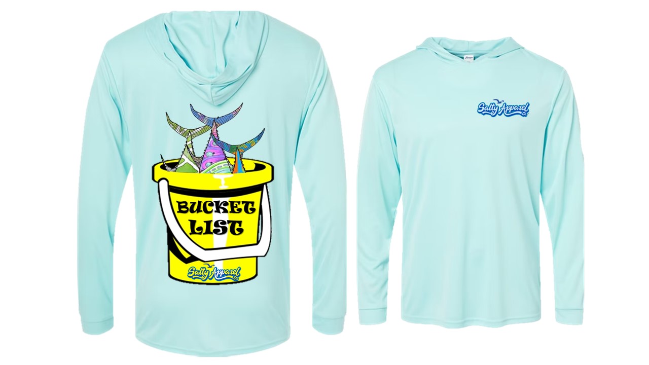 Bucket List White UPF 50+ Performance Hoodie