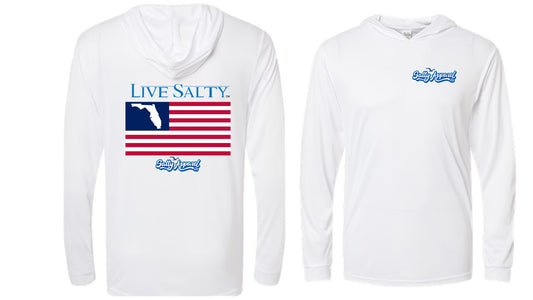 Florida USA Flag UPF 50+ Performance Hoodie
