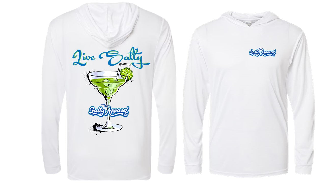 Live Salty Marg UPF 50+ Performance Hoodie