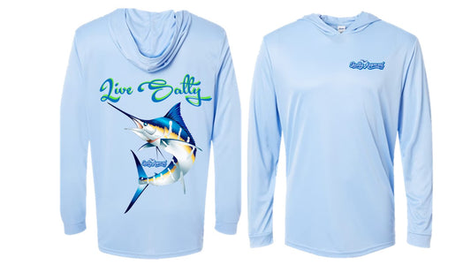 Live Salty Sword UPF 50+ Performance Hoodie