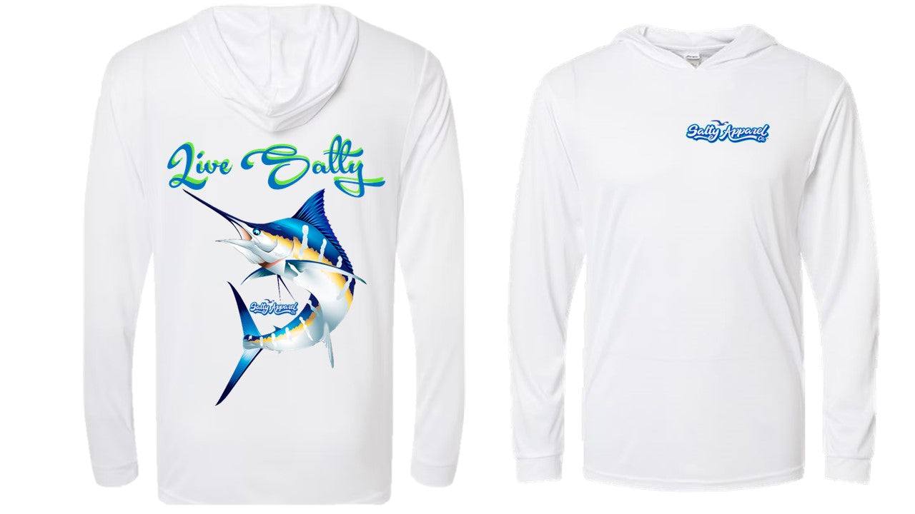 Live Salty Sword UPF 50+ Performance Hoodie