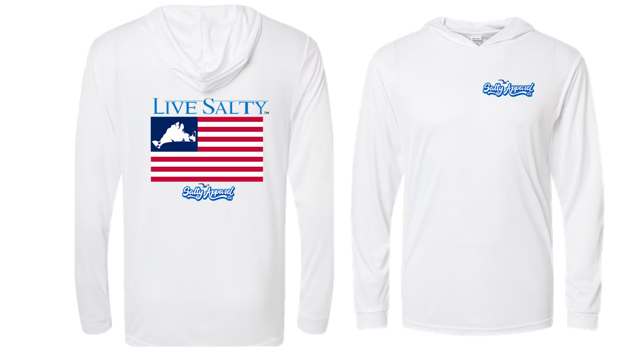 MV USA Flag UPF 50+ Performance Hoodie