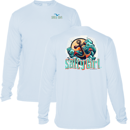 Salty Girl Anchor UPF 50+