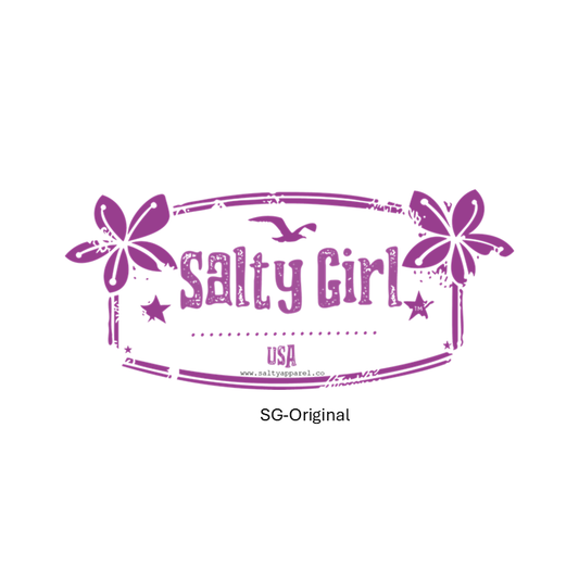 Salty Girl Original Logo Sticker