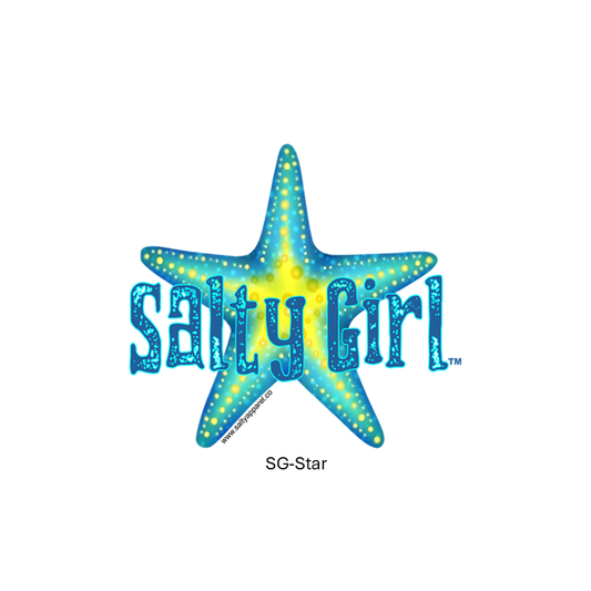 Salty Girl Star Sticker