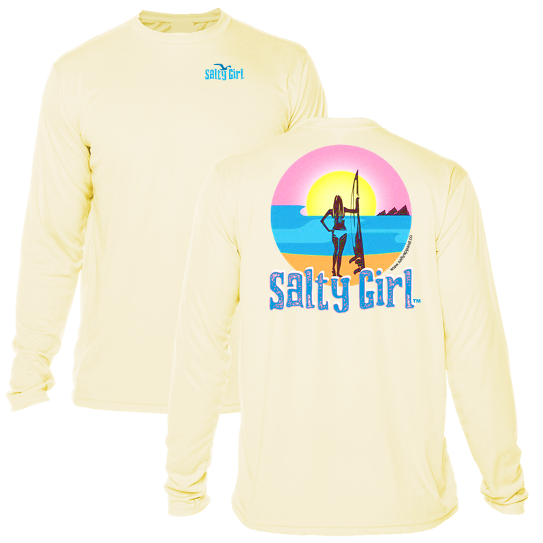 Salty Girl Surfer Girl Sunset UPF 50+